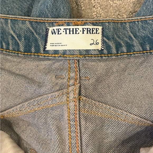 FREE PEOPLE GOOD LUCK MID-RISE BARREL JEANS - Picture 6 of 6